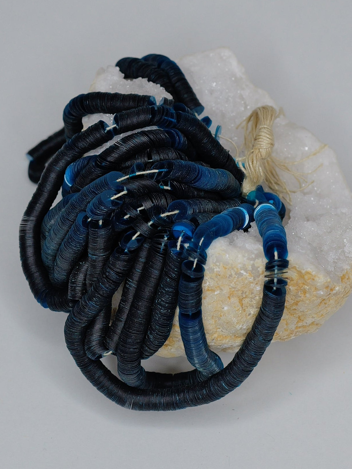 6mm Aqua Clear Sequins - Norman Hartnell Archive