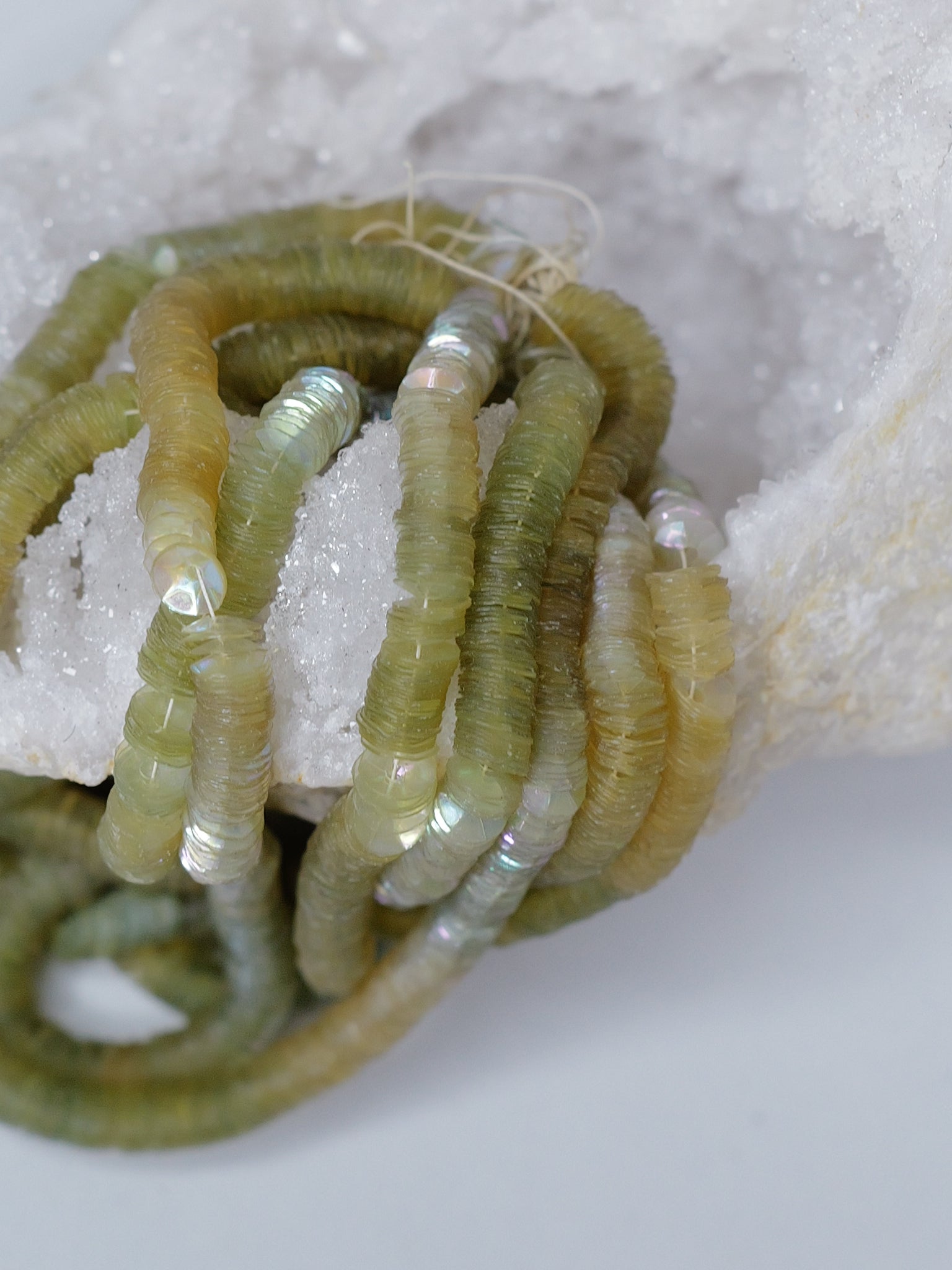 5mm Green Iris Cuvettes - Norman Hartnell Archive