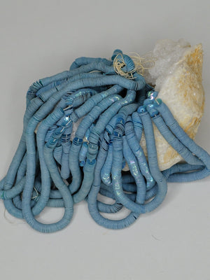 5mm Denim Blue Iris Cuvettes - Norman Hartnell Archive
