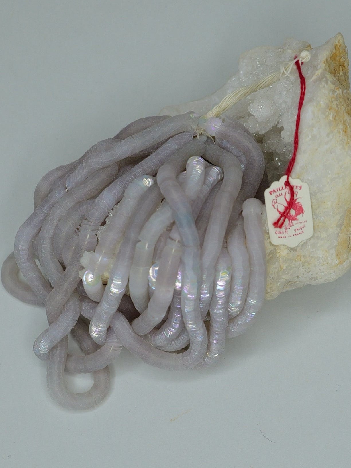 5mm Opal Lilac Iris Cuvettes - Norman Hartnell Archive