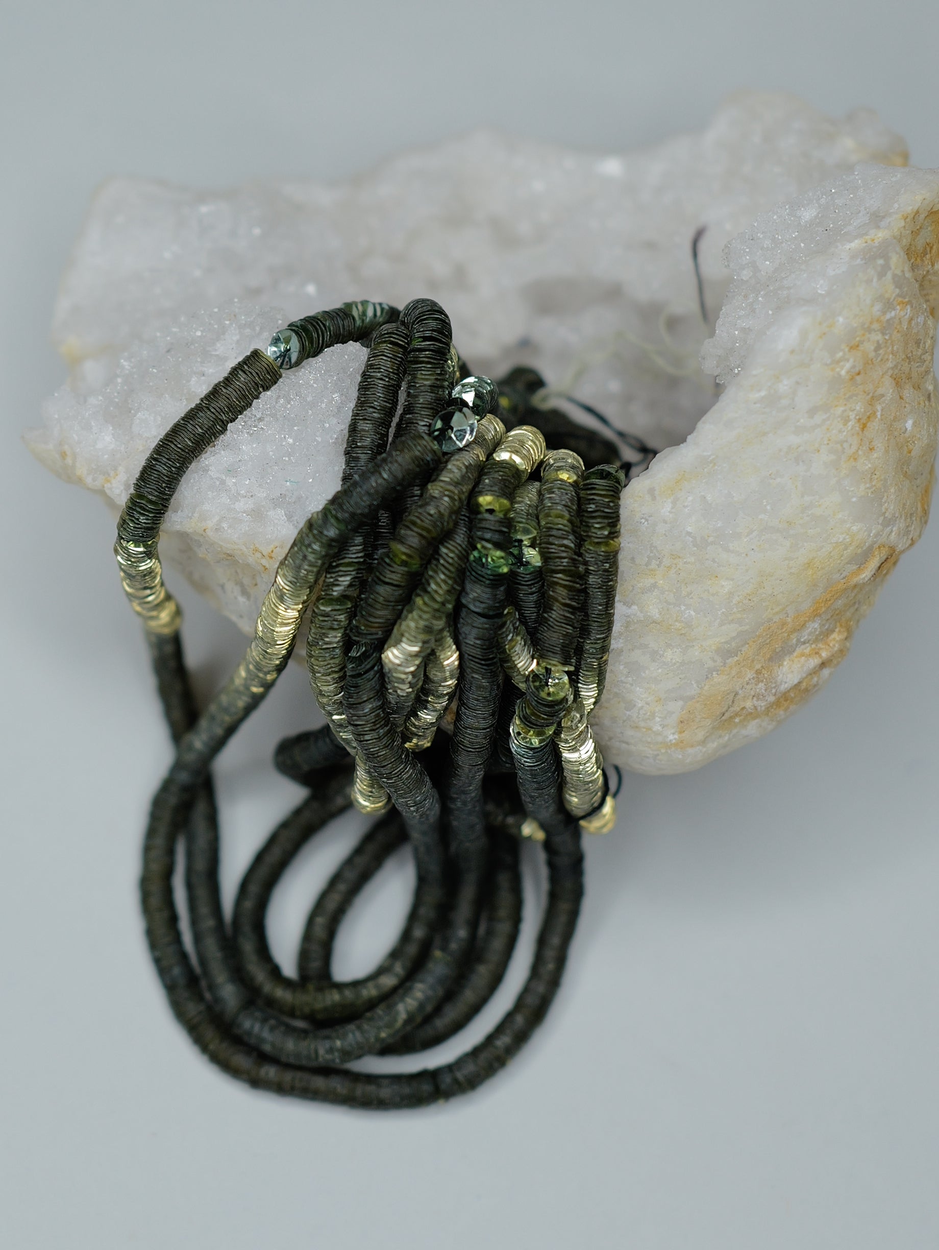 4mm Green Metallic Cuvettes - Norman Hartnell Archive