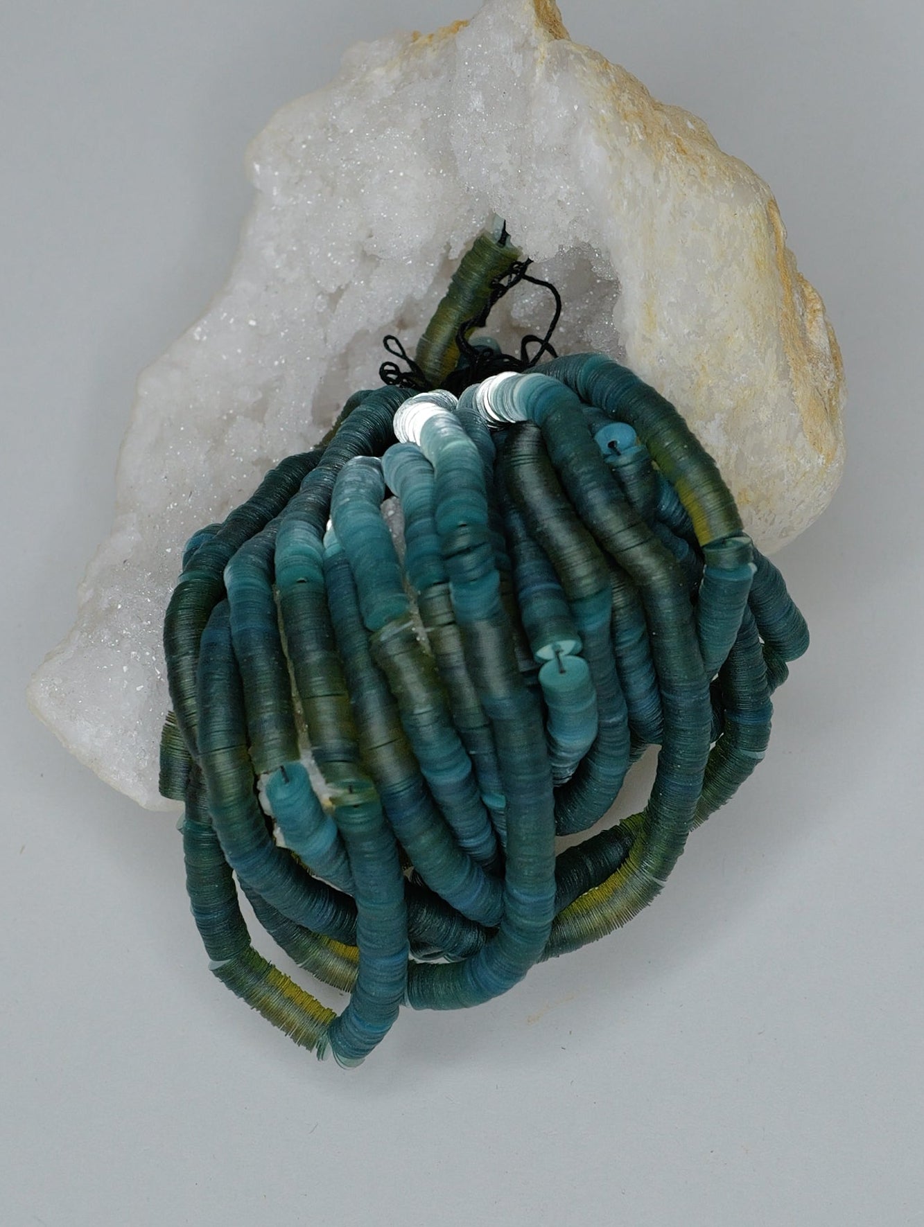 5mm Aqua Blue Sequins - Norman Hartnell Archive