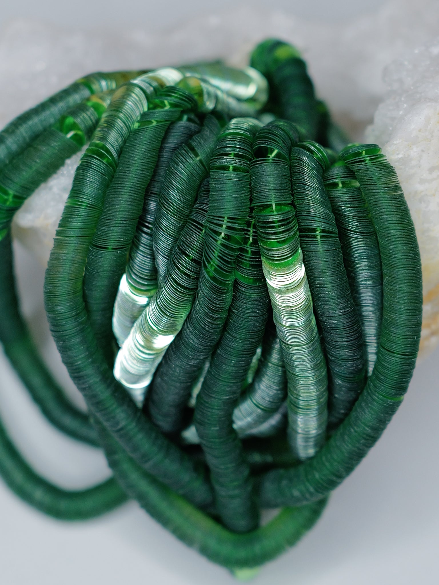 6mm Green Metallic Sequins - Norman Hartnell Archive