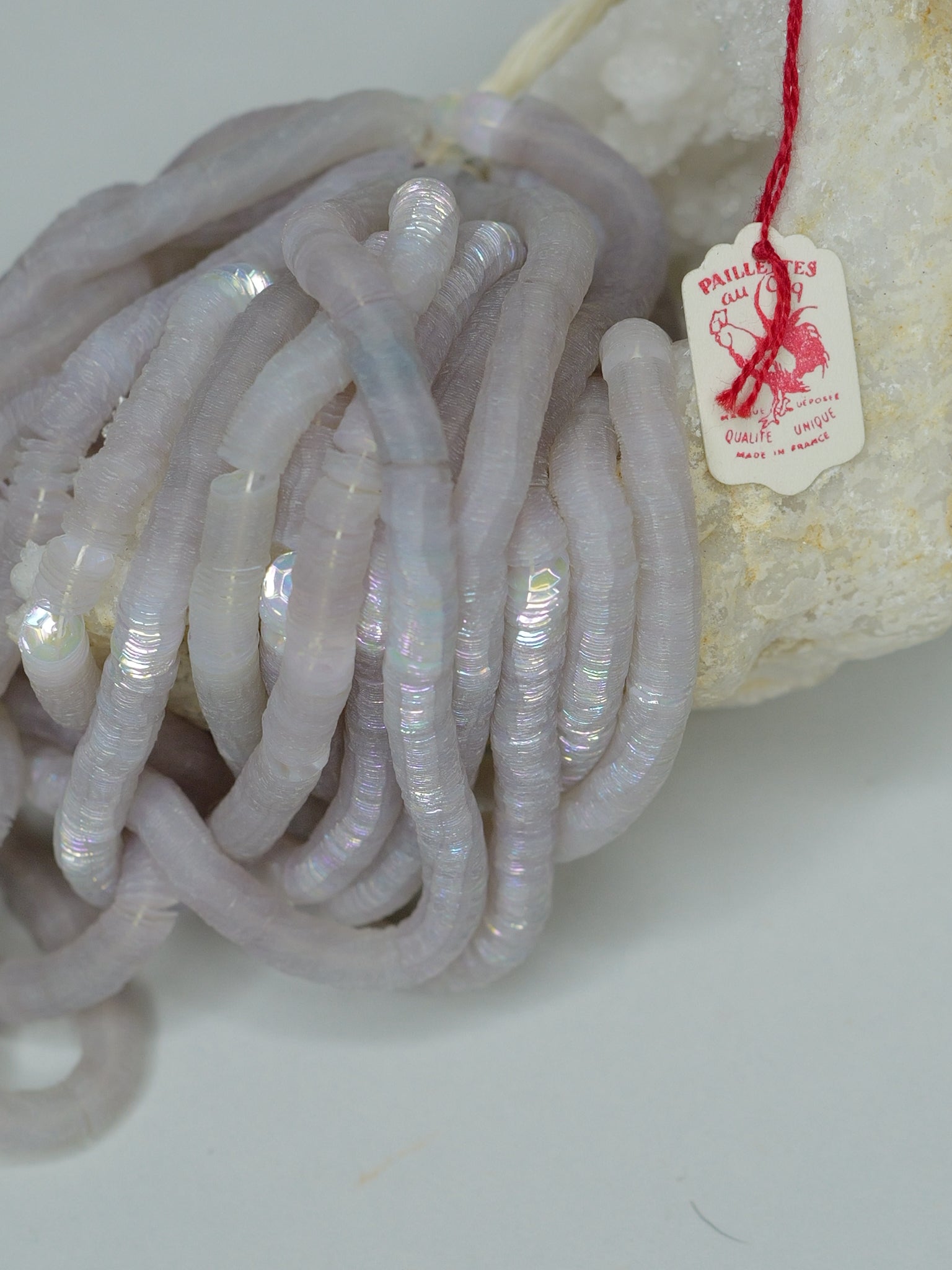5mm Opal Lilac Iris Cuvettes - Norman Hartnell Archive