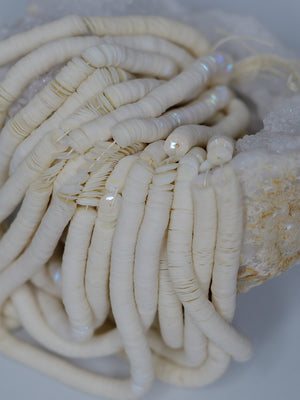 5mm Ivory Iris Cuvettes - Norman Hartnell Archive