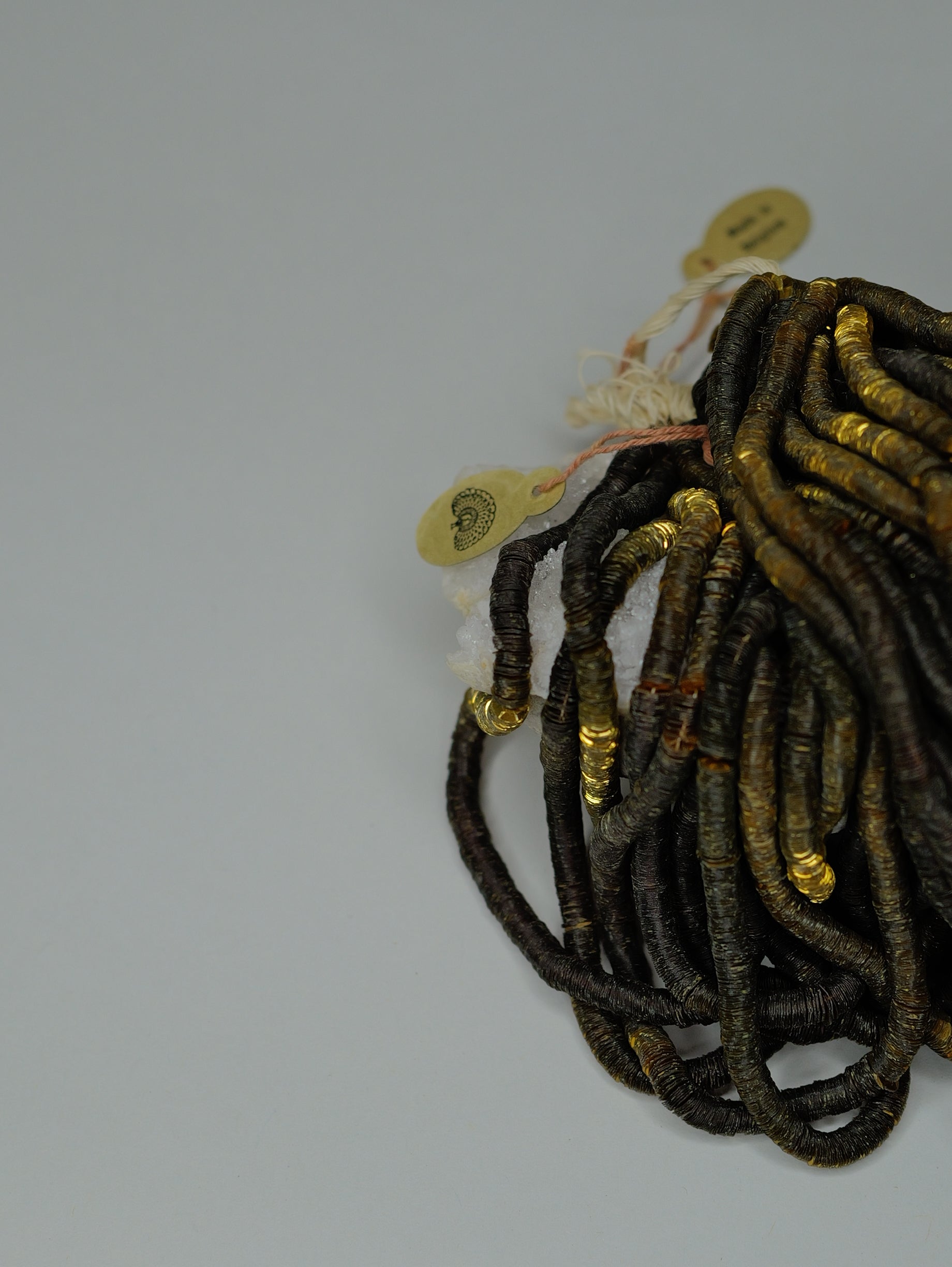 5mm Yellow / White Gold Cuvettes - Norman Hartnell Archive