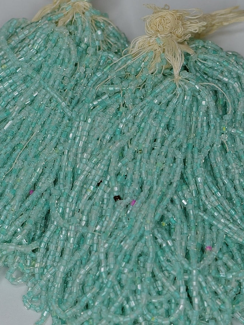 Coronation Dress Aqua Beads - Norman Hartnell Archive