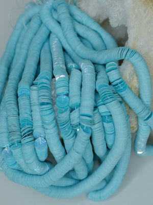 5mm Aqua Blue Iris Cuvettes - Norman Hartnell Archive