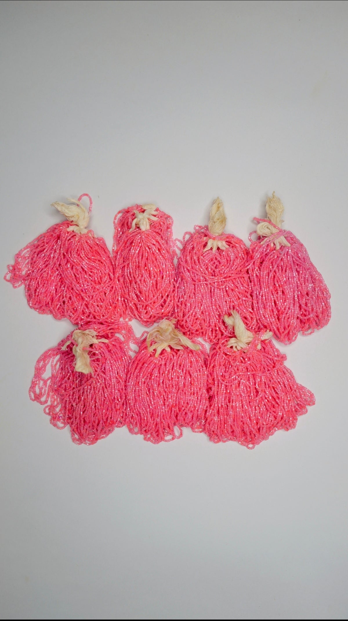 Coral Pink Beads - Norman Hartnell Archive