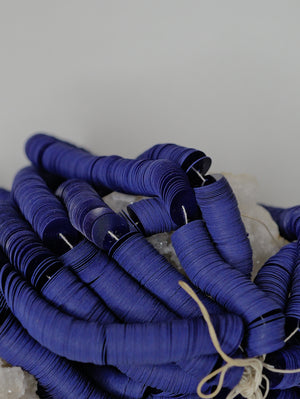 8mm Midnight Blue Sequins - Norman Hartnell Archive