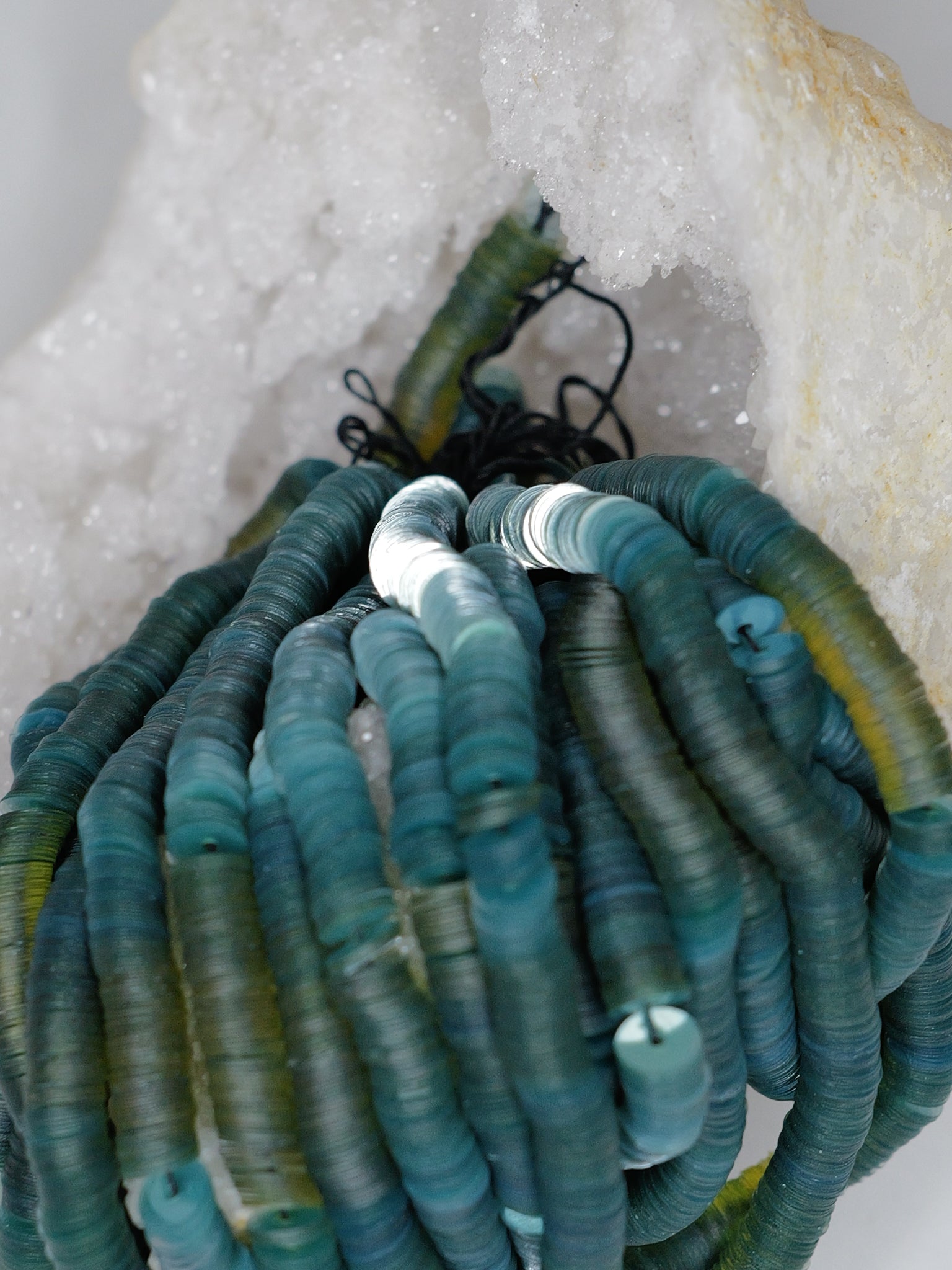 5mm Aqua Blue Sequins - Norman Hartnell Archive