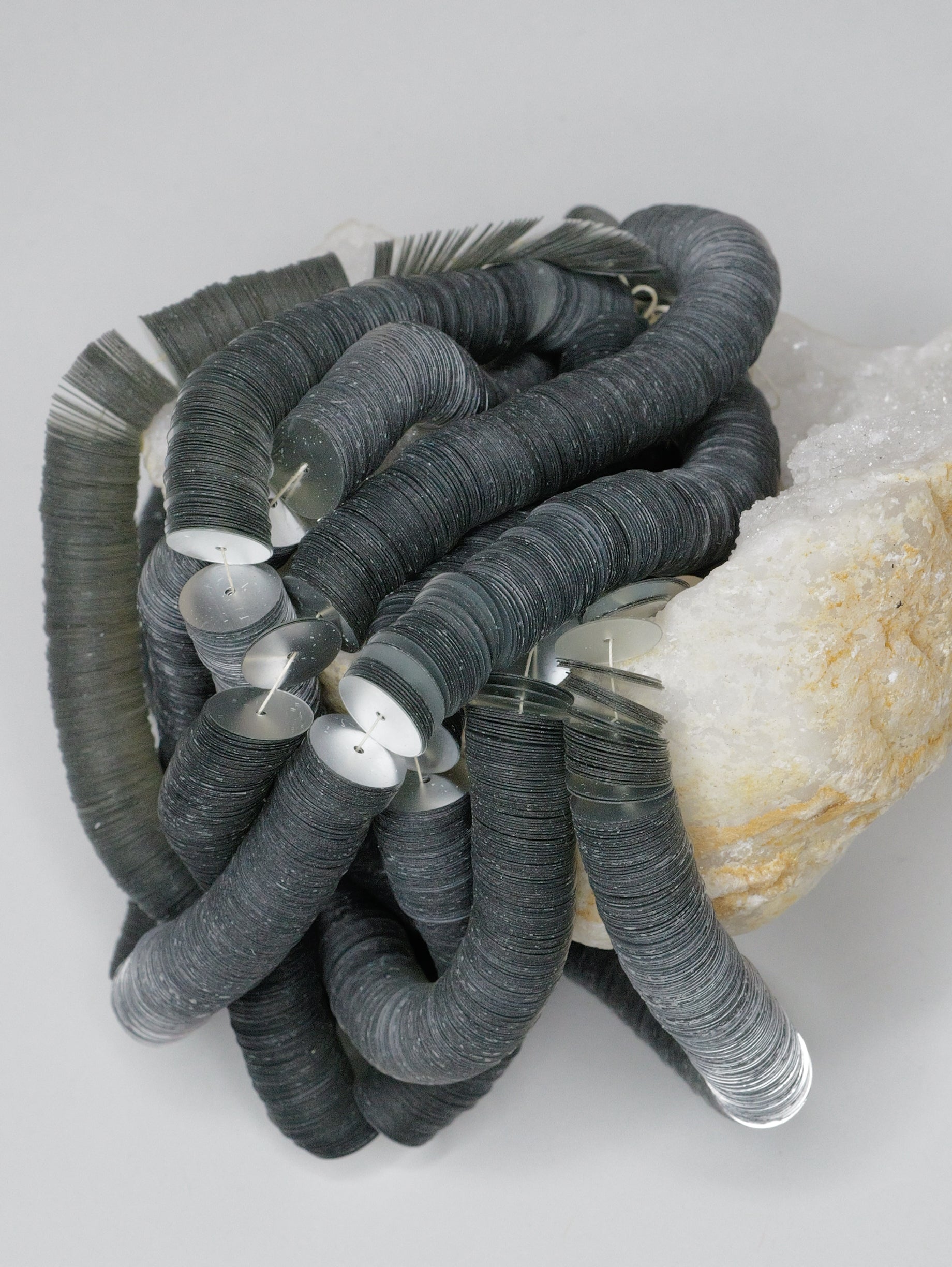 8mm Matte Silver Metallic Sequins