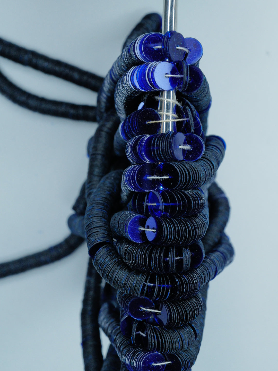 6mm Navy Blue Sequins - Norman Hartnell Archive