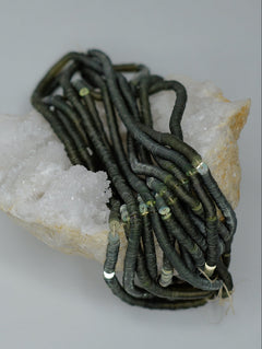 4mm Silver Green Sequins - Norman Hartnell Archive