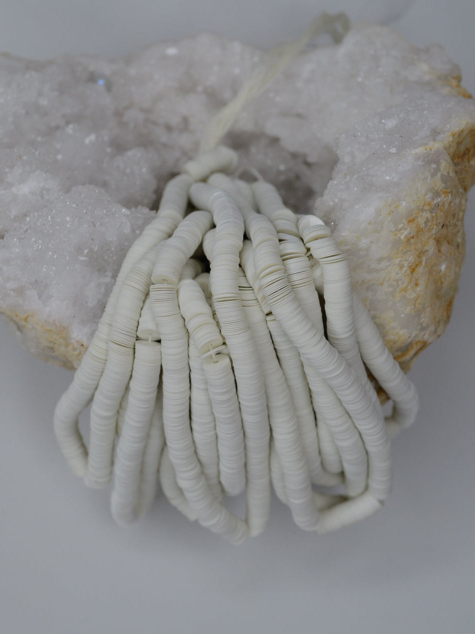 4mm Off-White Porcelain Sequins