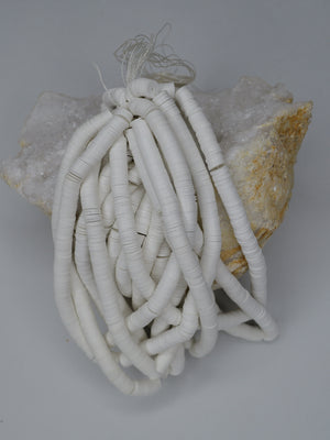 5mm White Porcelain Sequins