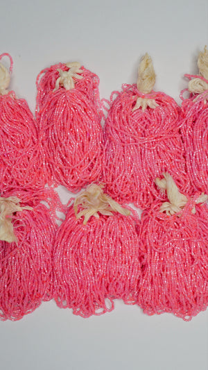 Coral Pink Beads - Norman Hartnell Archive