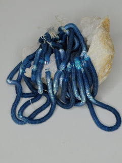 5mm Aqua Blue Iris Cuvettes - Norman Hartnell Archive